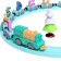 Railway "Number Train", children's, magnetic connection, works from batteries