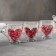 Glass mug "Flower Heart", 250 ml, MIX drawing