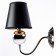 Sconces A4011AP-1CC "Turandot" 1x40W E14 24x20x27 cm