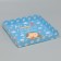 Cookie box, confectionery packaging with PVC lid, “for the best educator”, 21 x 21 x 3 cm