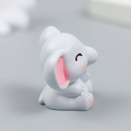 Figure for Florarium Polystone "Baby Elephant" 3.2x2.9 cm-1