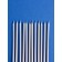 Candles for the cake "Royce", 12 pcs, silver metallic