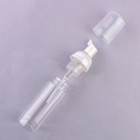 A bottle for storage, with a foaming dispenser, 75 ml, the color is transparent/white-4