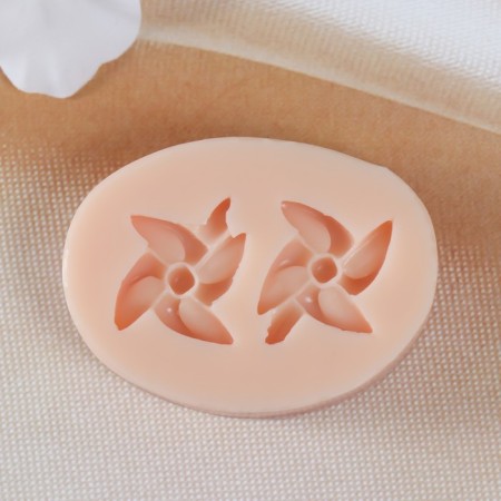 Mold Silicon "Breeze" 2.5x2.7x0.5 cm-1