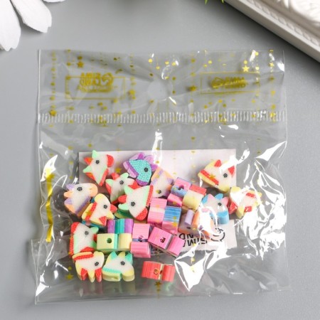 Beads for the creativity of PVC "Horses" set 25 pcs 0.5x0.9x1 cm-2