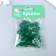 A set of plastic beads "Astra" 10 mm, 20 g (35 +/- 3pcs), emerald