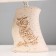 E14 40W Beige 20x20x32cm table lamp "Owl"