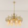 Suspended chandelier Citilux "emir" CL467183, 69x69x54 cm, 8x75W, E27, brown color