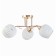 Rafael chandelier 3x60W E27 gold 56x56x22.5cm