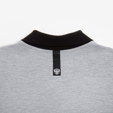 Polo with long sleeve President, size l, color gray-14