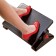 Brauberg Office Foot stand, 41.5*30 cm, with fixators, black