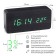 Clock - an alarm clock electronic "digit" desktop with a thermometer, wooden, aaa, USB