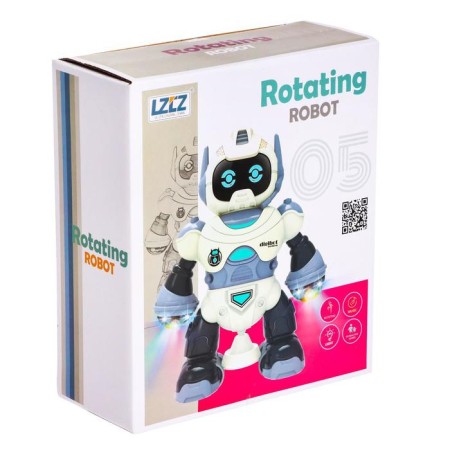 Breaker robot, light and sound effects, works from batteries, mix-4