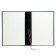 A4 course folder "Course Project", boumvinyl, scallops/cassation, (without paper) black 10kp01