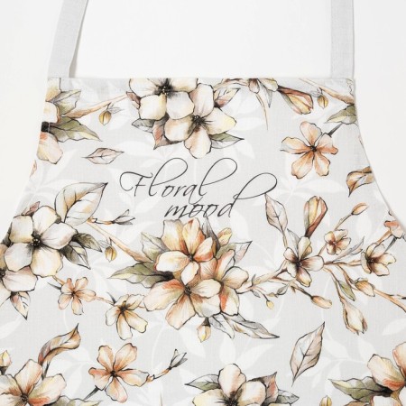 Apron "Ethel" Floral Mood 70x60 cm, 100% cotton, reps 210 g/m2-1