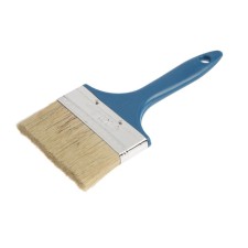 Brush flat tundra, mixed bristles, plastic handle, 4 