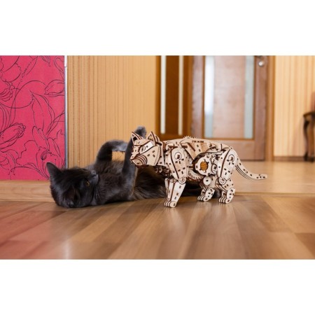Mechanical team model, wooden designer "Cat (cat)"-5