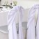 Decor for the chair, central white, 72*300 cm,