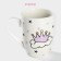 Porcelain share mug "Princess", 350 ml, white color