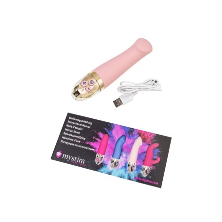 Vibrator Mystim Right on Ron, 16.5 cm, silicone, pink color-8