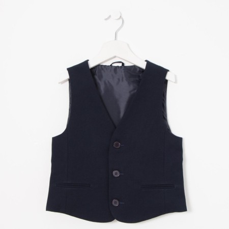 School vest for a boy, dark blue, height 152 (38/m)-6