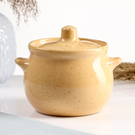 Ceramic Pikanto baking pot 0.65l / 12.5x11.5cm, Karakum