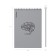 Notepad for spirals A5, 80 sheets, cage, Erichkrause "Life Style", plastic cover silk -screen cover, OFSET BELICT 100%, silver