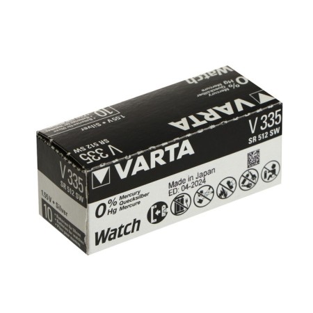 Battery VARTA Silver Oxide, 335 (SR512SW) - 1BL, 1.55 V, blister, 1 pc.-4