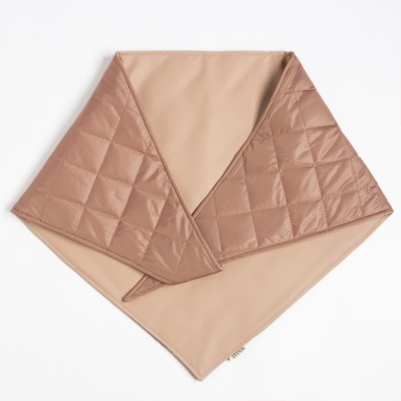 Women's handkerchief minku: casual collection beige color-5