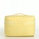 Lightning cosmetic bag, yellow color