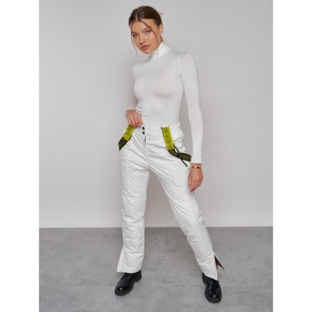 Semi -combinezone ski insulated female winter, size 50, white color-13