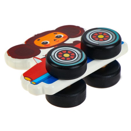 Wooden toy, catalka "Union cartoon" 12 cm-2