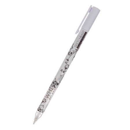 Set of gel pens 3 colors Sketch & Art Uni Write.gold/silver/white, 0.8 mm, gold, silver, white-5