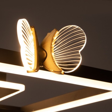 Causte "Trio butterflies" 54W LED 6000K Black 65x45x10cm Bayerlux-8