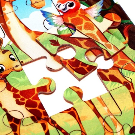 Puzzles "Walk in the zoo"-3
