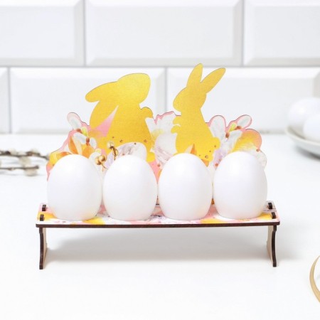 4 eggs “Rabbits”, 19.6 x 16 x 6 cm.-1