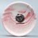 Ceramic pot with embossing, Kashpo "My Home", 8 x 5.5 cm