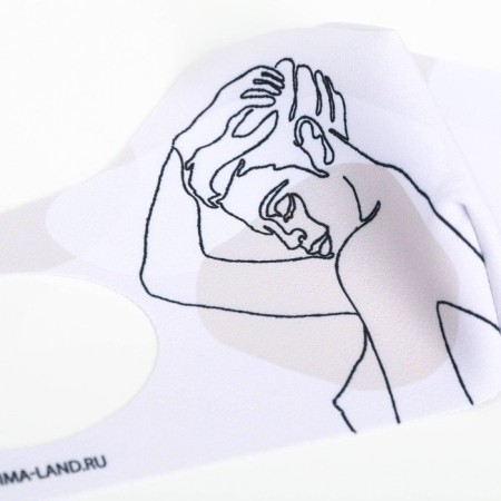 Mask from neoprene reusable, "I- Dream"-2