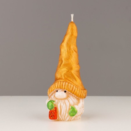 Spend of decorative "Fairytale Dwarf", 5.2x5.8x13.2 cm, metallic-4