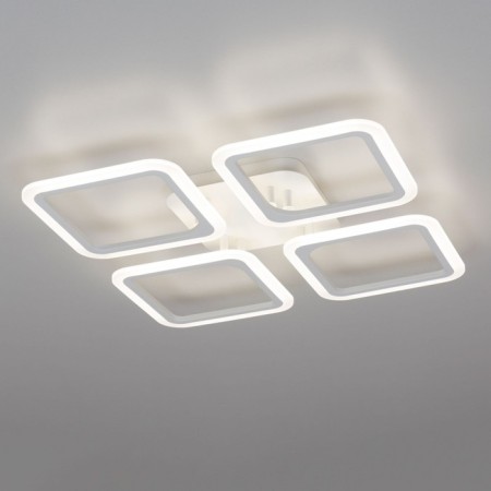 Ceiling chandelier Citilux "Marcel" CL232140R, 4x17.5W, LED, white color-3