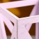 Kashpo wooden 14 × 14 × 26 cm "Lantern High-tech Provence", lilac