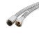 Shower hose Accoona A383-20, stretching 200-250 cm, brass nut, chrome