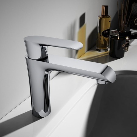 Vince Esse VBF-1E1ch shell mixer, single-leaf, pour 147 mm, brass, chrome-2