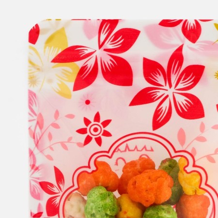 Package doy-pack, matte, red cooler, with a window, 10 x 15+ 3 cm-1
