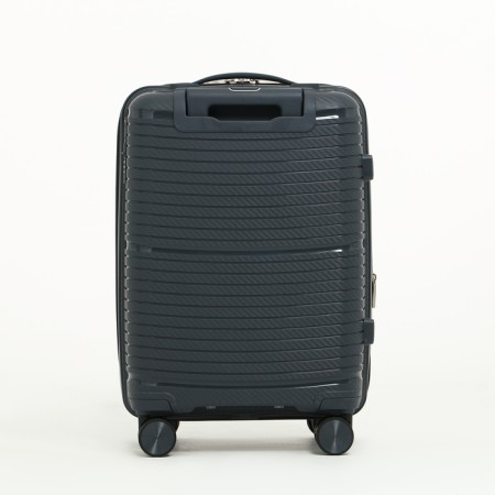 Small suitcase 20 "On a zipper, code lock, 4 wheels, color gray color-2