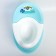 Children's musical pot, removable bowl, blue color
