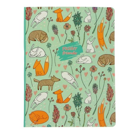 A5 Business Notepad, 64 sheets of "let's dream", integral cover, matte lamination, sparkle, mix-2