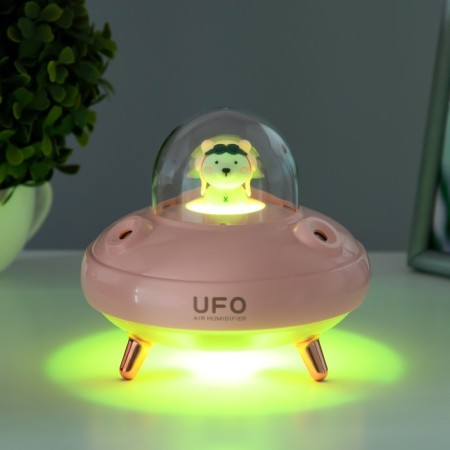 Night Moisturizer "Dog pilot" Led usb 14.5x14.5x14 cm Risalux-3