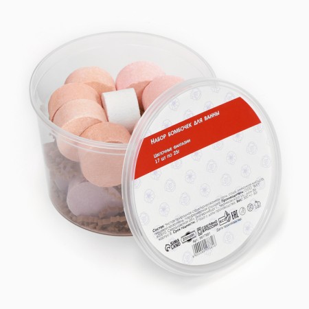 A set of bath bombs 17 pcs "Flower fantasies" for 25 g-2