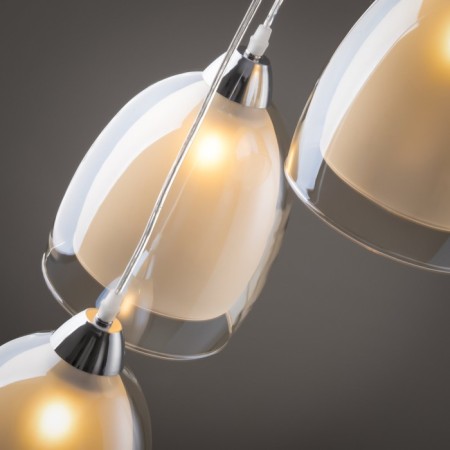 Suspended lamp Freya Fr5375PL-03CH1 ASTERY, 370x370x900 mm, E27, 3x60W, color chromium-7
